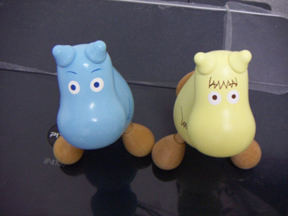 ムーミンのツボ押し