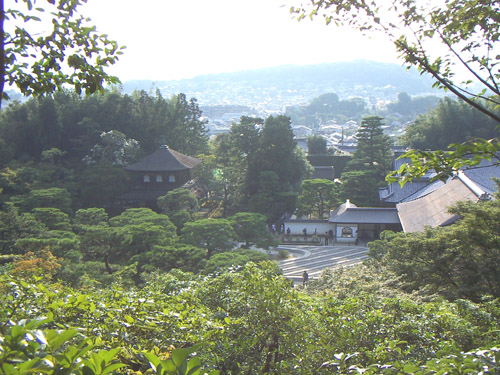 銀閣寺・展望所より